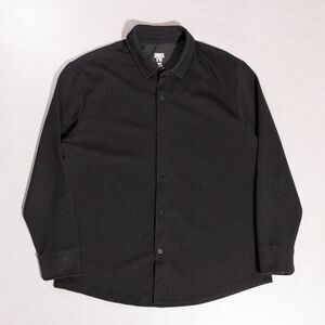 Under 510 Performance Stretch Long Sleeve Black Button Shirt Men's Large U510
